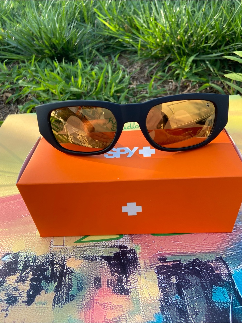 SPY+Genre Club midnight Sunglasses NWT
